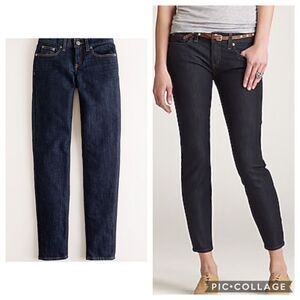 J Crew Toothpick Ankle Jeans Twilight Wash Sz 28